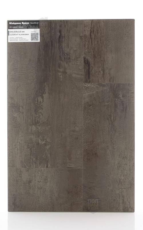 SPC ламинат StoneWood Мэйджик Браун S-001-08