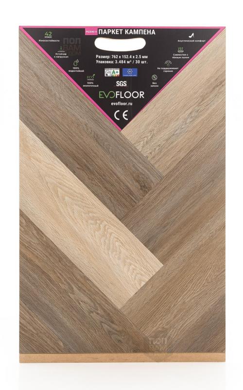 SPC ламинат EvoFloor Kampena P3040-4