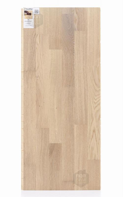 Паркетная доска Focus Floor Дуб Ostro White Matt 3S