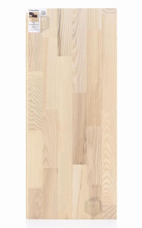 Паркетная доска Focus Floor Ясень Gregale White Oiled 3S