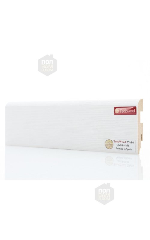 Плинтус напольный Teckwood Дуб Брайт
