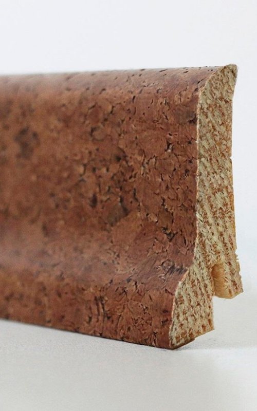 Плинтус напольный CorkStyle Cork Brown пробковый