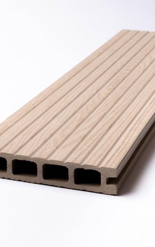 Террасная доска EcoDecking Слоновая кость