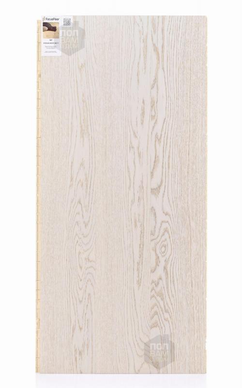 Паркетная доска Focus Floor Дуб Etesian White Matt