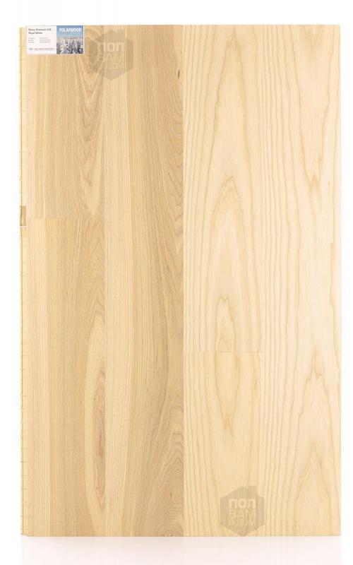 Паркетная доска Polarwood Ash Premium 138 Royal White