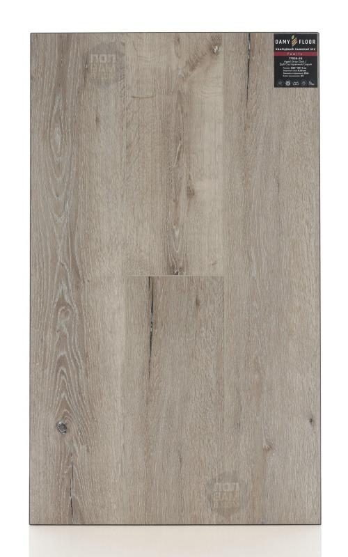 SPC ламинат Damy Floor Дуб Состаренный Серый T7020-5D
