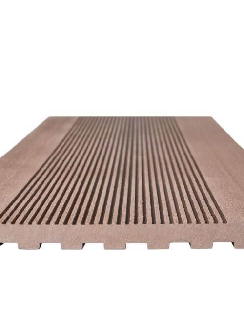 Террасная доска EcoDecking Ступень полнотелая Шоколад