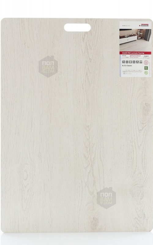 Ламинат EGGER Дуб Кортина белый EPL034